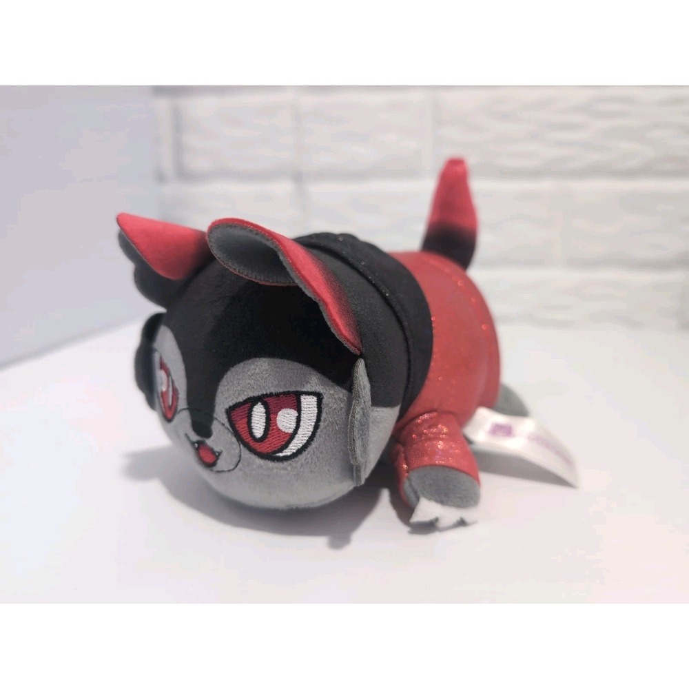 Aphmau MeeMeows Ultima Aaron Wolf 6 Inch Mystery Plush Series 2 Glitter Red